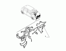 55523/62 ПУЧОК ПРОВОДОВ (ПЕРЕДНЯЯ ЧАСТЬ)