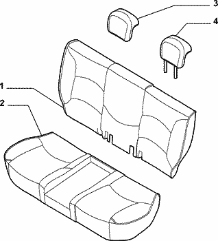 70615/02 REAR SEAT LINING
