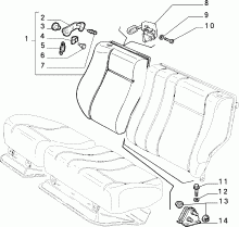 70613/02 REAR SEAT