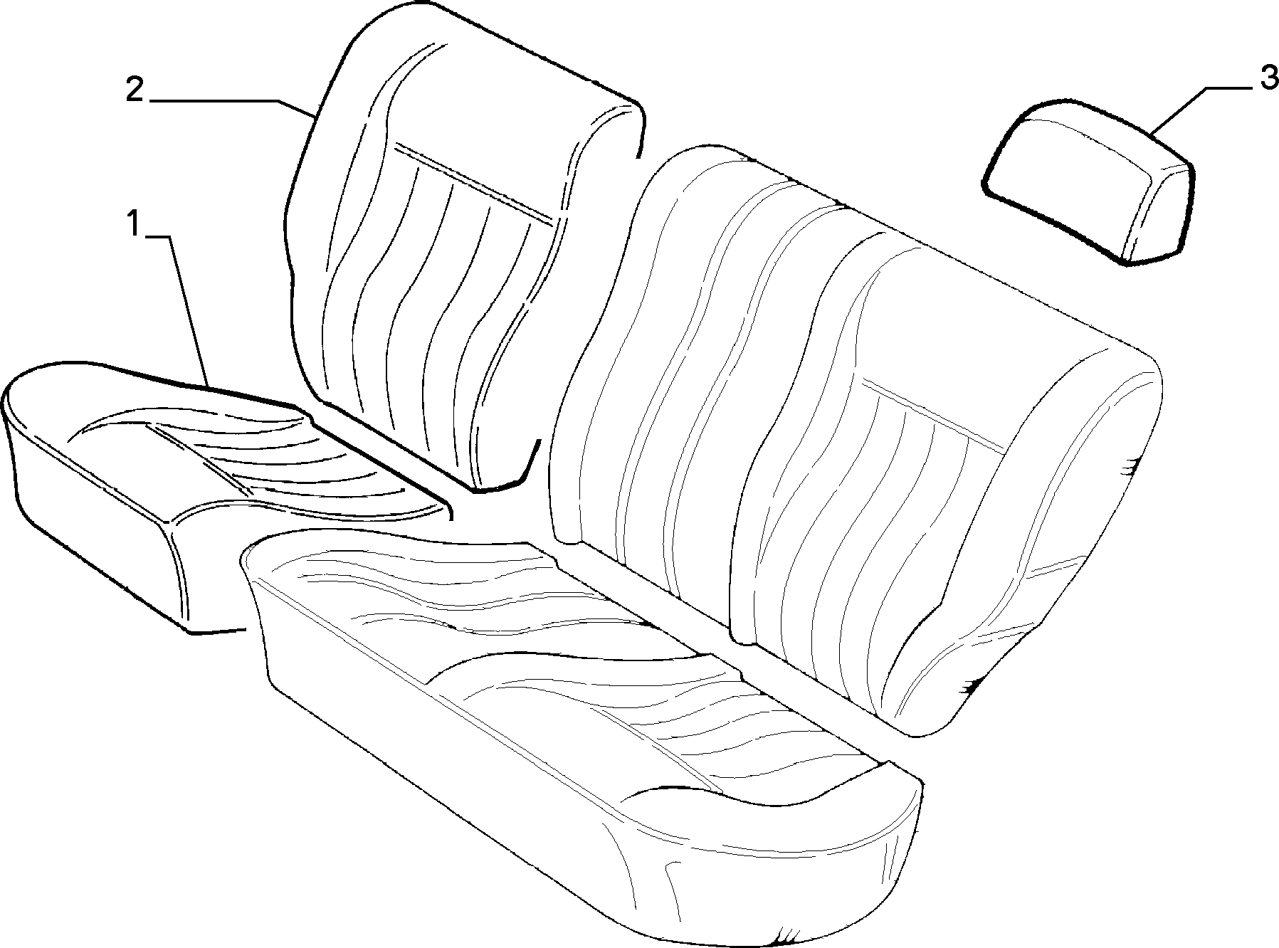 70615/01 REAR SEAT LINING