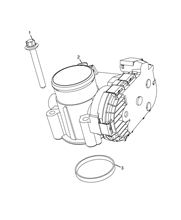 10255-010 INTAKE MANIFOLD AND BUTTERFLY CLIPS