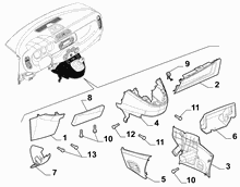 70502-050 BOOT LID COVERS