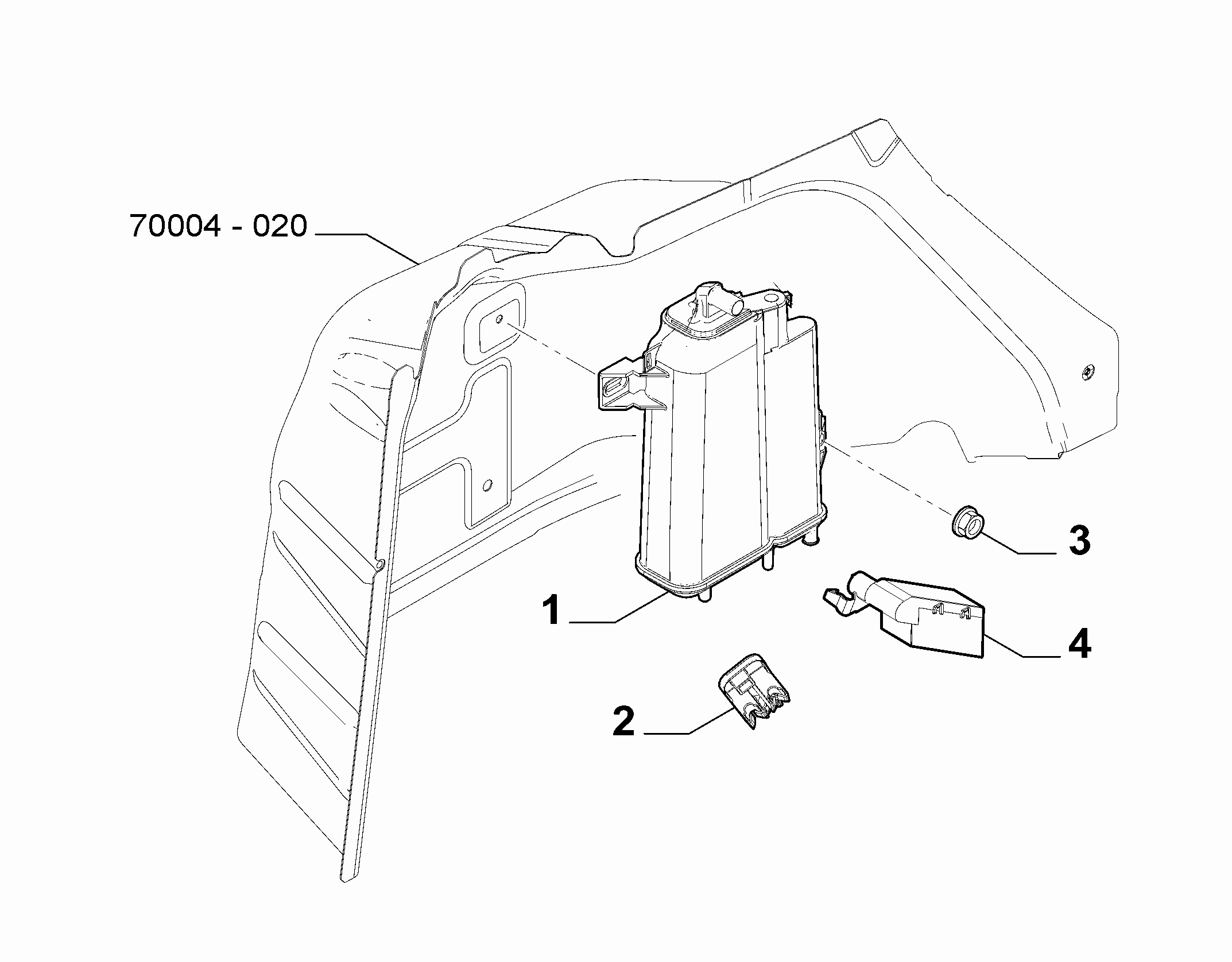 10201-040 FUEL EMISSION FILTER
