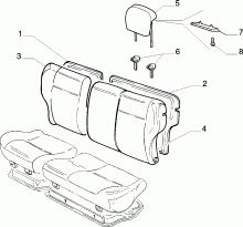 70613/01 REAR SEAT