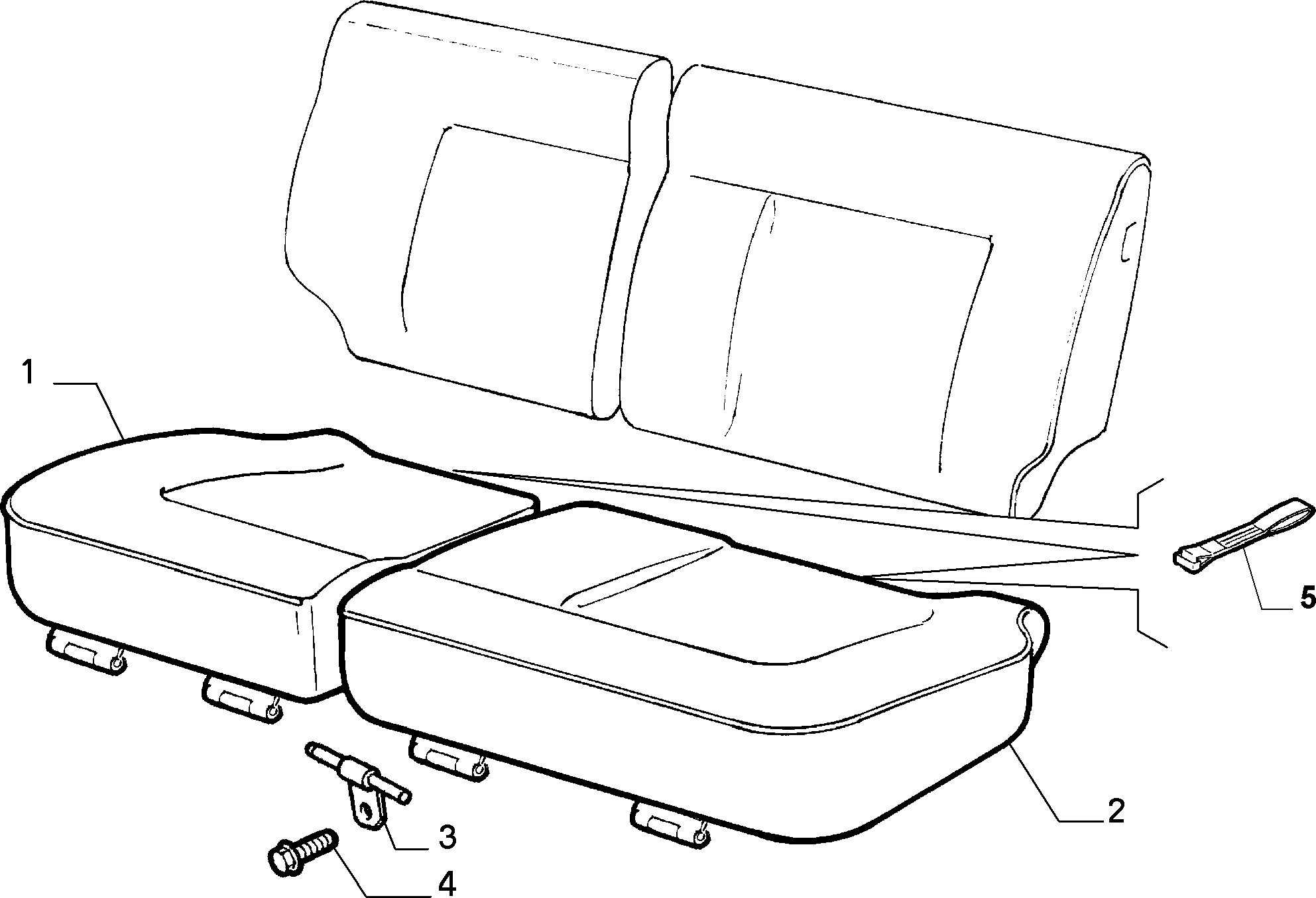 70613/04 REAR SEAT
