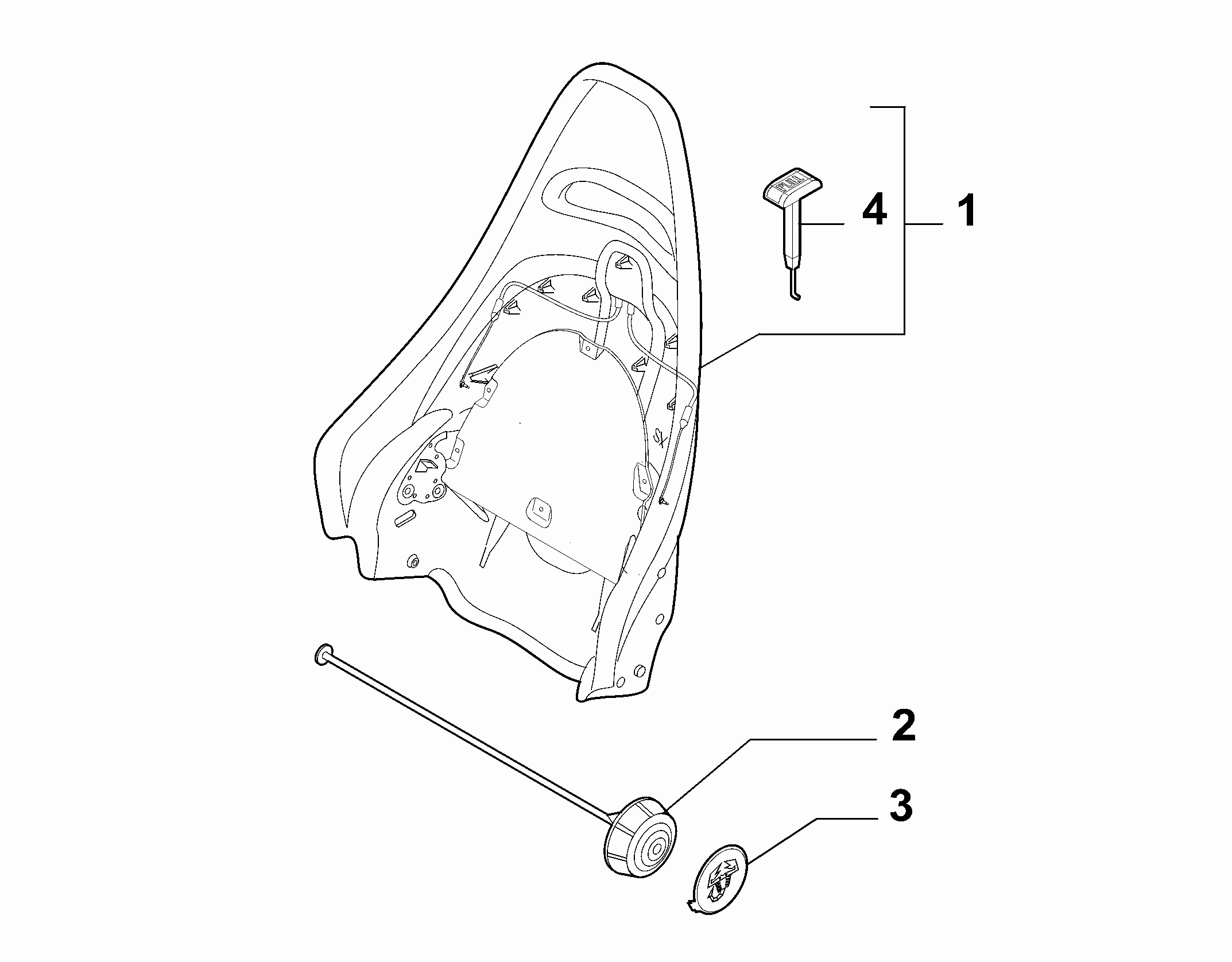 70601-020 FRONT SEAT FRAME