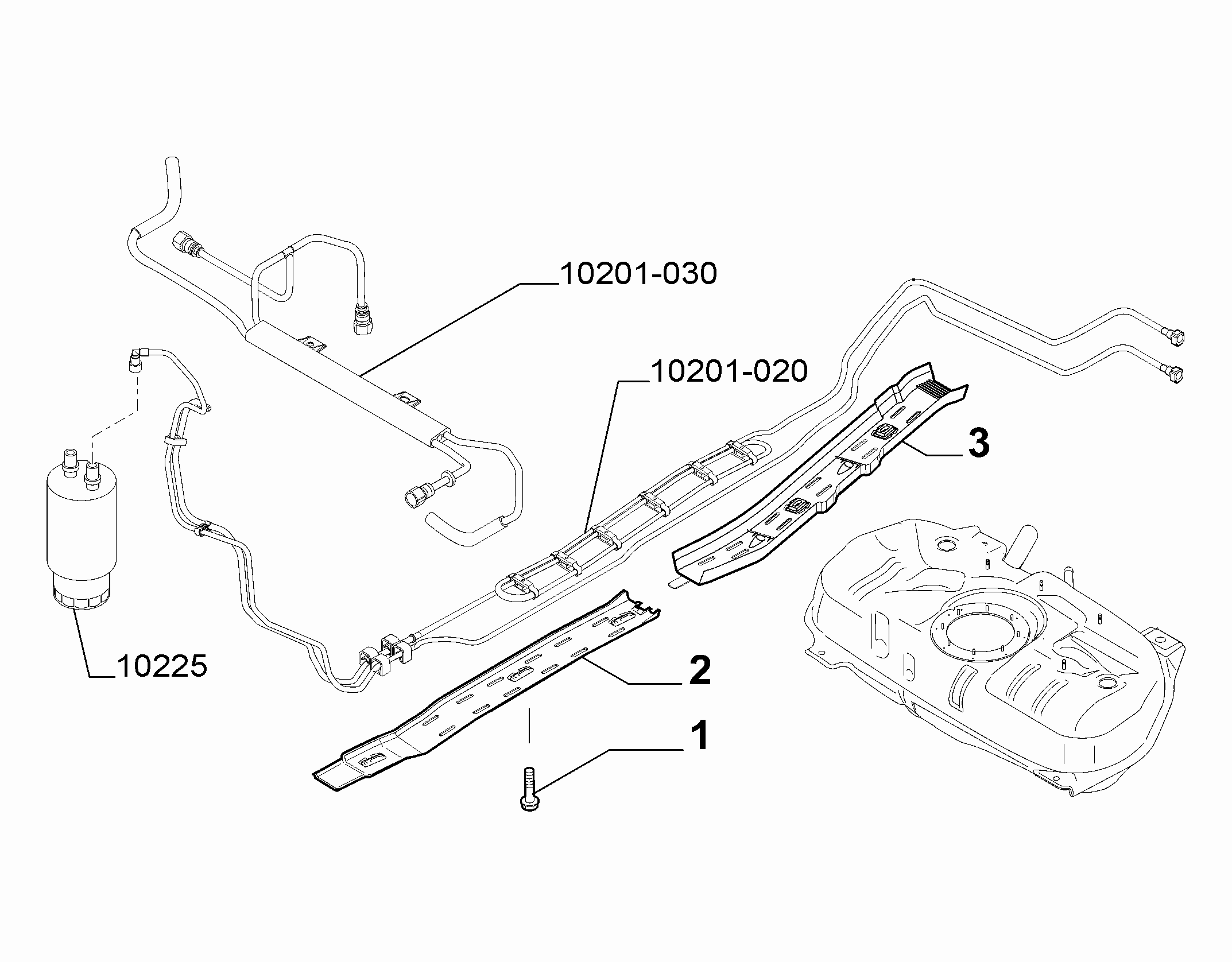 10201-050 FUEL PIPE GUARDS