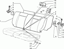 70613/01 REAR SEAT