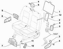 70601-062 PASSENGER SEAT COVERS