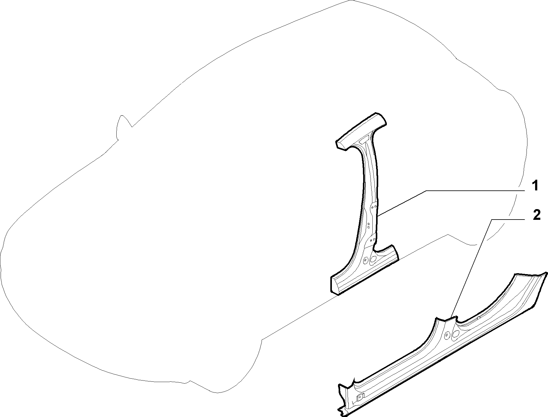 70019-025 SIDE PANEL (CENTRAL)