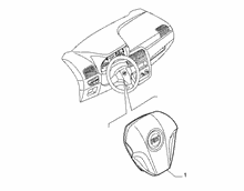 55508-010 DRIVERS AIRBAG