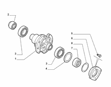 21220-010 GEARING AND HALF CRANKSHAFT