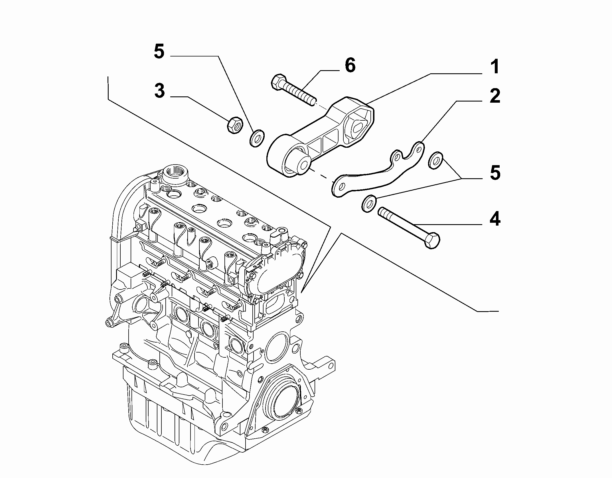 10002-030 AXLE INLET SCREW ANCHOR AND TENSION ROD SUSPENSION