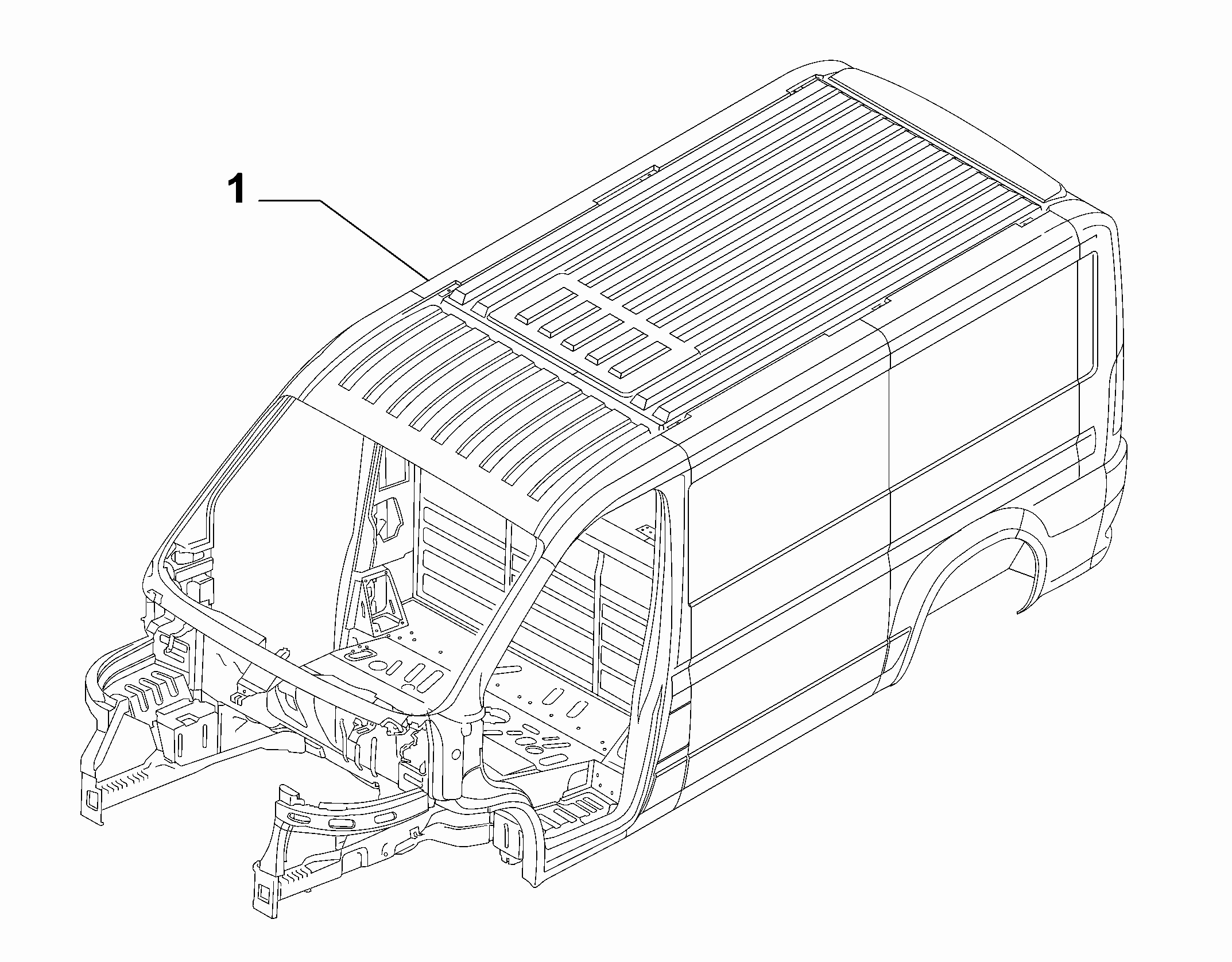 70001-010 СВАРНОЙ КУЗОВ