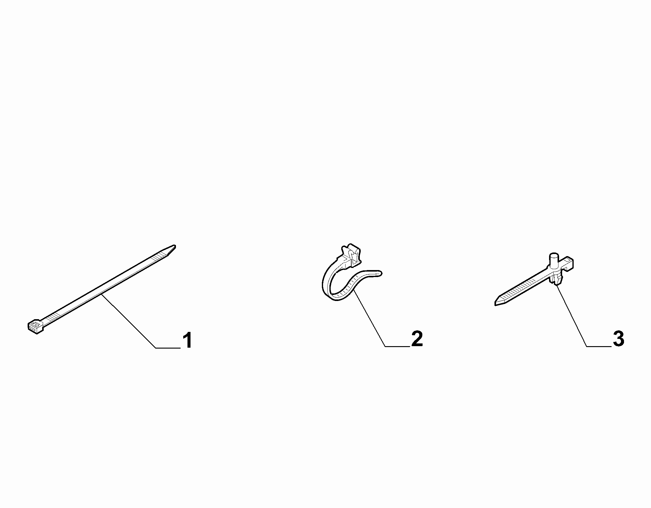 55527-020 DASHBOARD CABLE SET FASTENERS