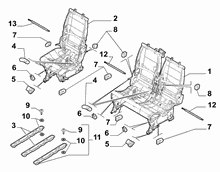 70613/01 REAR SEAT