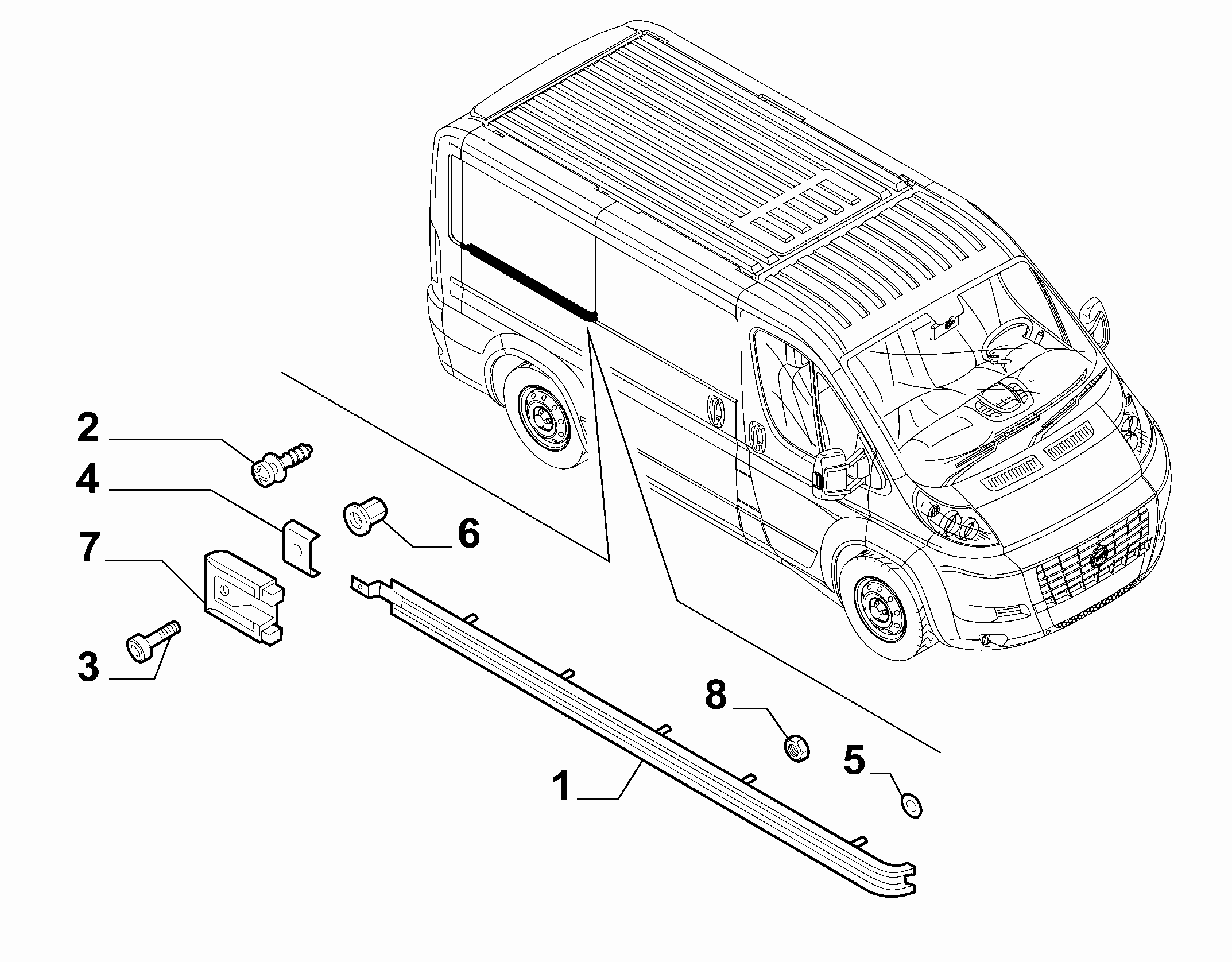 70143-010 SLIDING DOORS AND GUIDES
