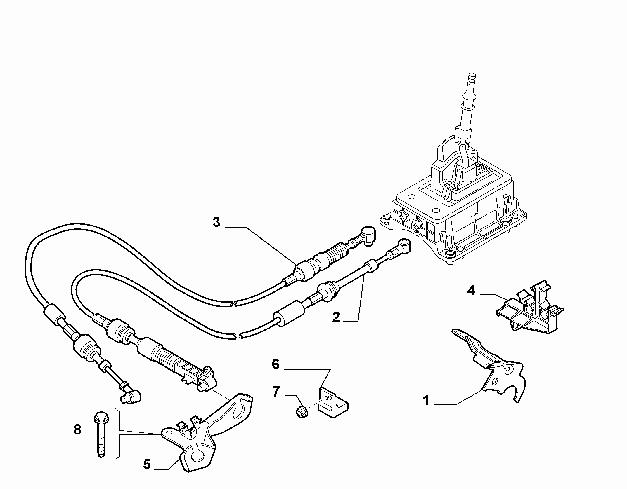 21221-020 GEAR STICK FLEX SHAFT