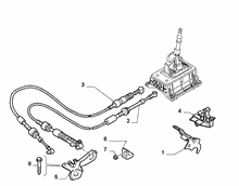 21221-020 GEAR STICK FLEX SHAFT