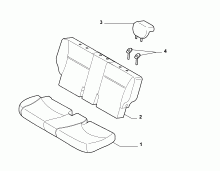 70615/50 REAR SEAT LINING