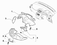 70502-060 STEERING COLUMN GUARDS