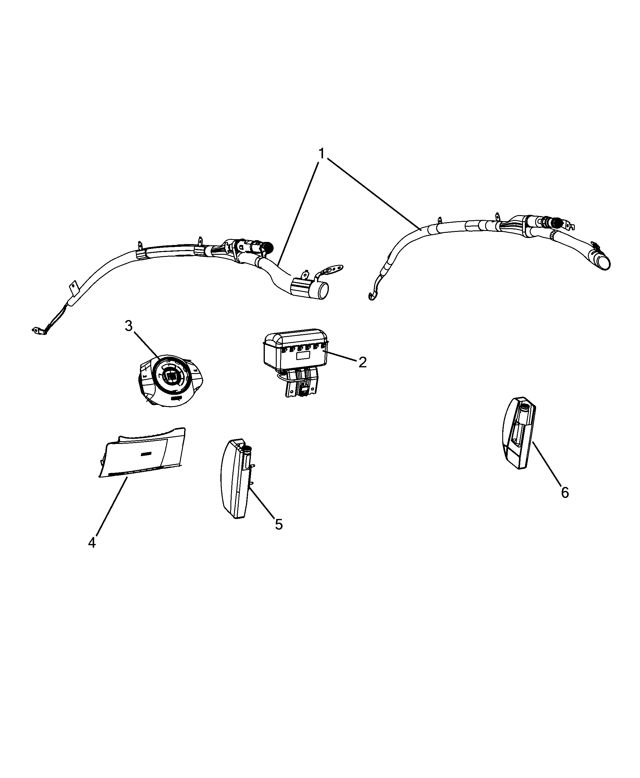 55508-009 FRONT AIRBAGS