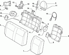 70613/01 REAR SEAT