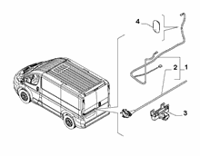 55526-025 TRUNK/REAR DOOR WIRING SET