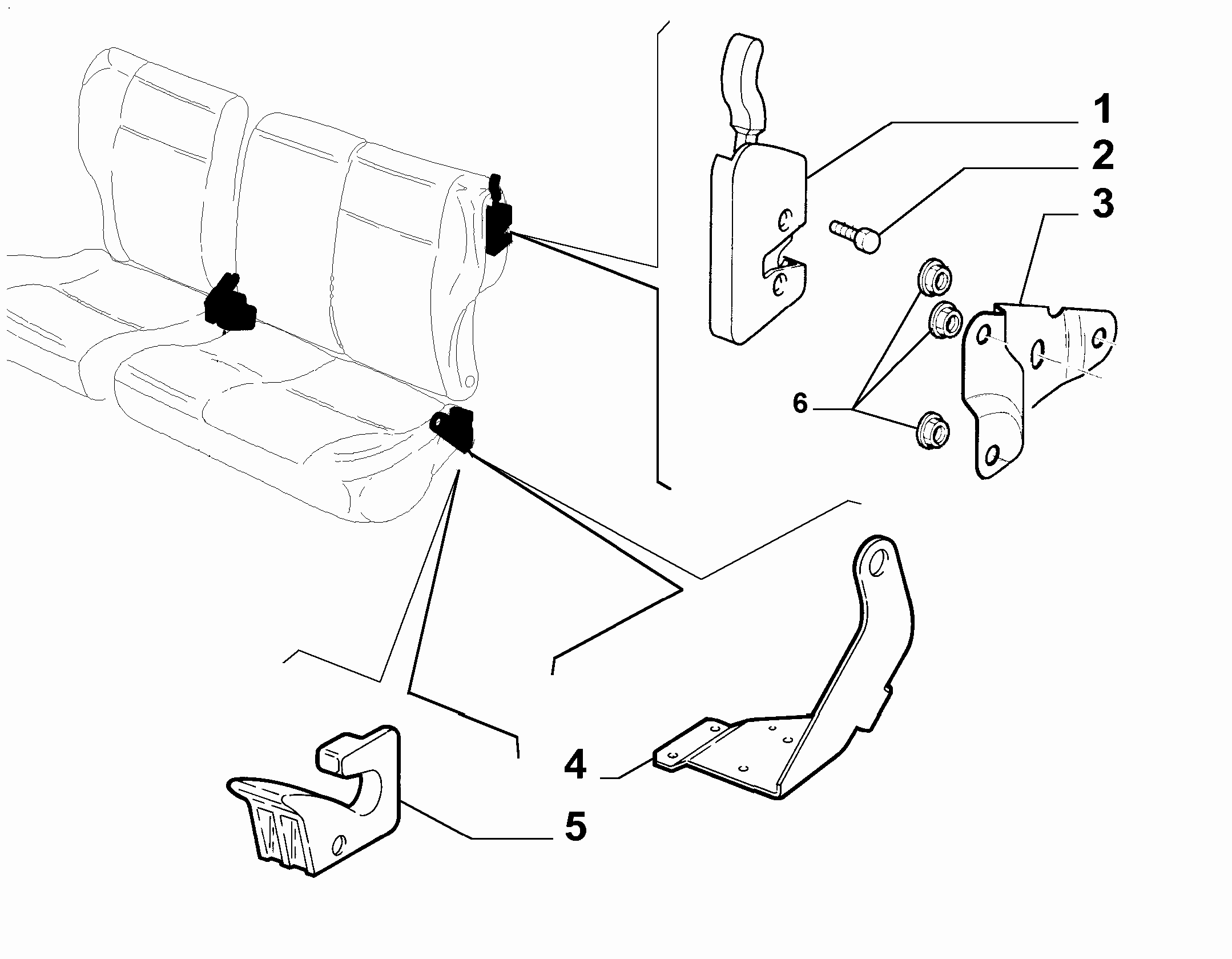 70613/06 REAR SEAT