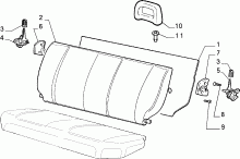 70613/00 REAR SEAT