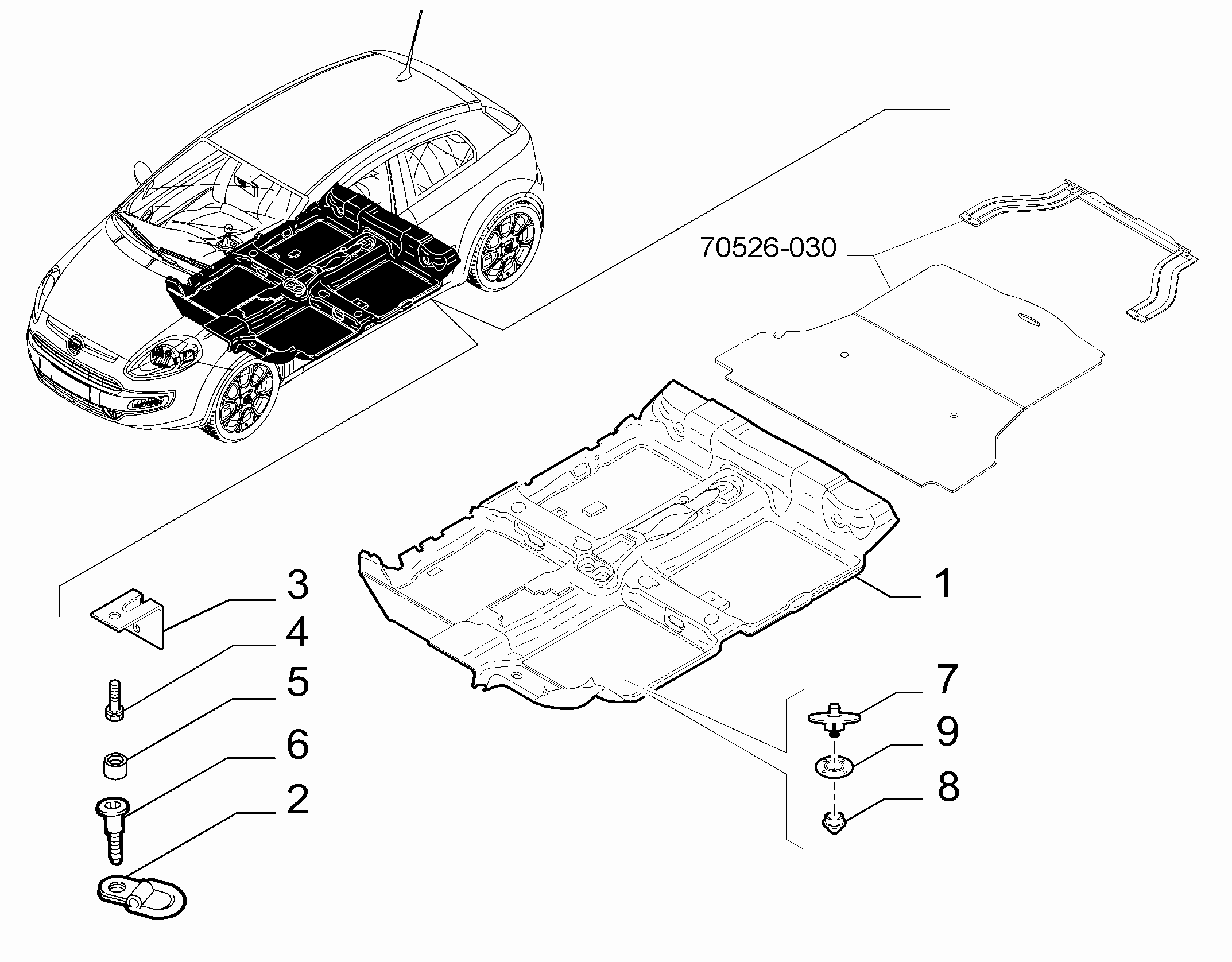 70521-010 PASSENGER SIDE MATS