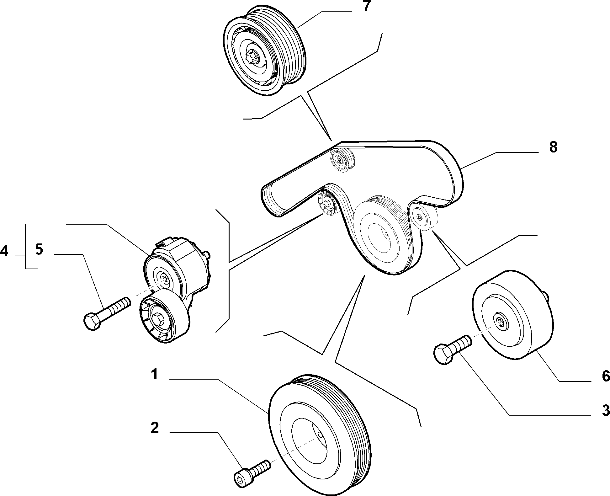 10115-010 BELTS AND PULLEYS