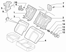 70613/10 REAR SEAT