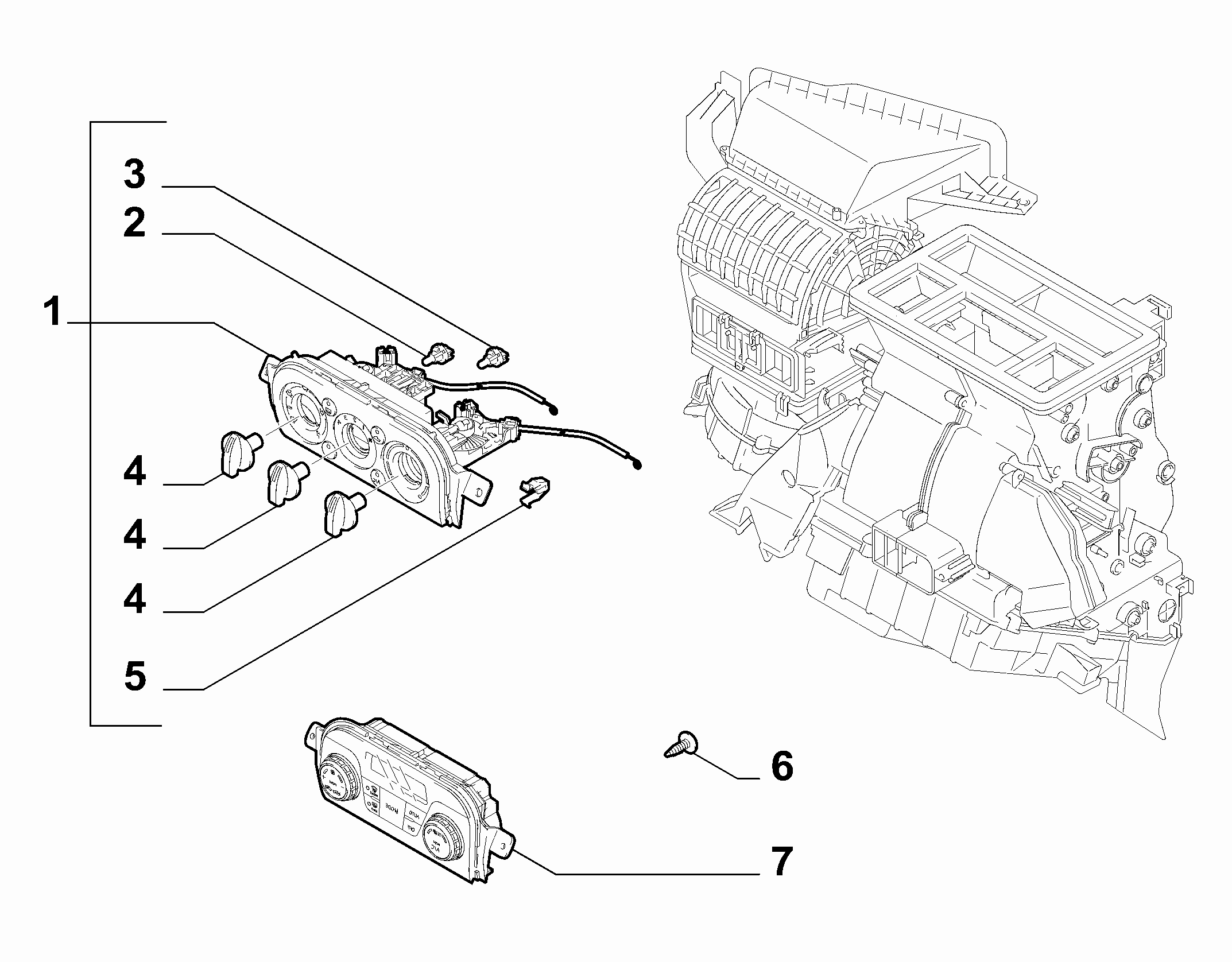 50101-020 HEATER/AIR CON