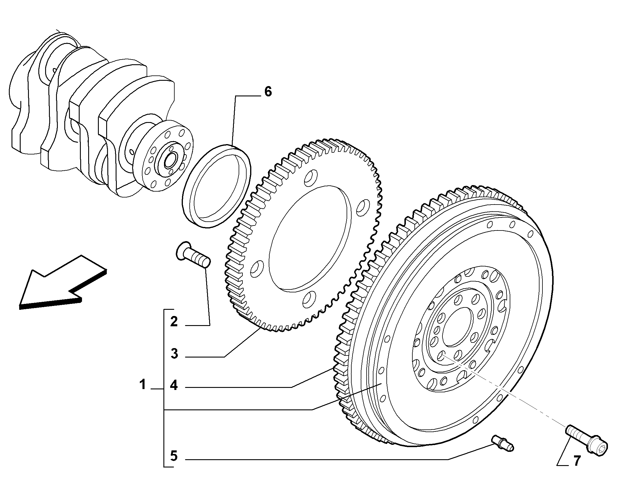 10103-020 FLYWHEEL