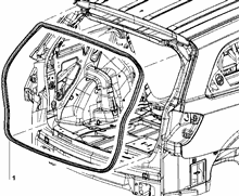 70525-040 DOOR COMPARTMENT GASKETS