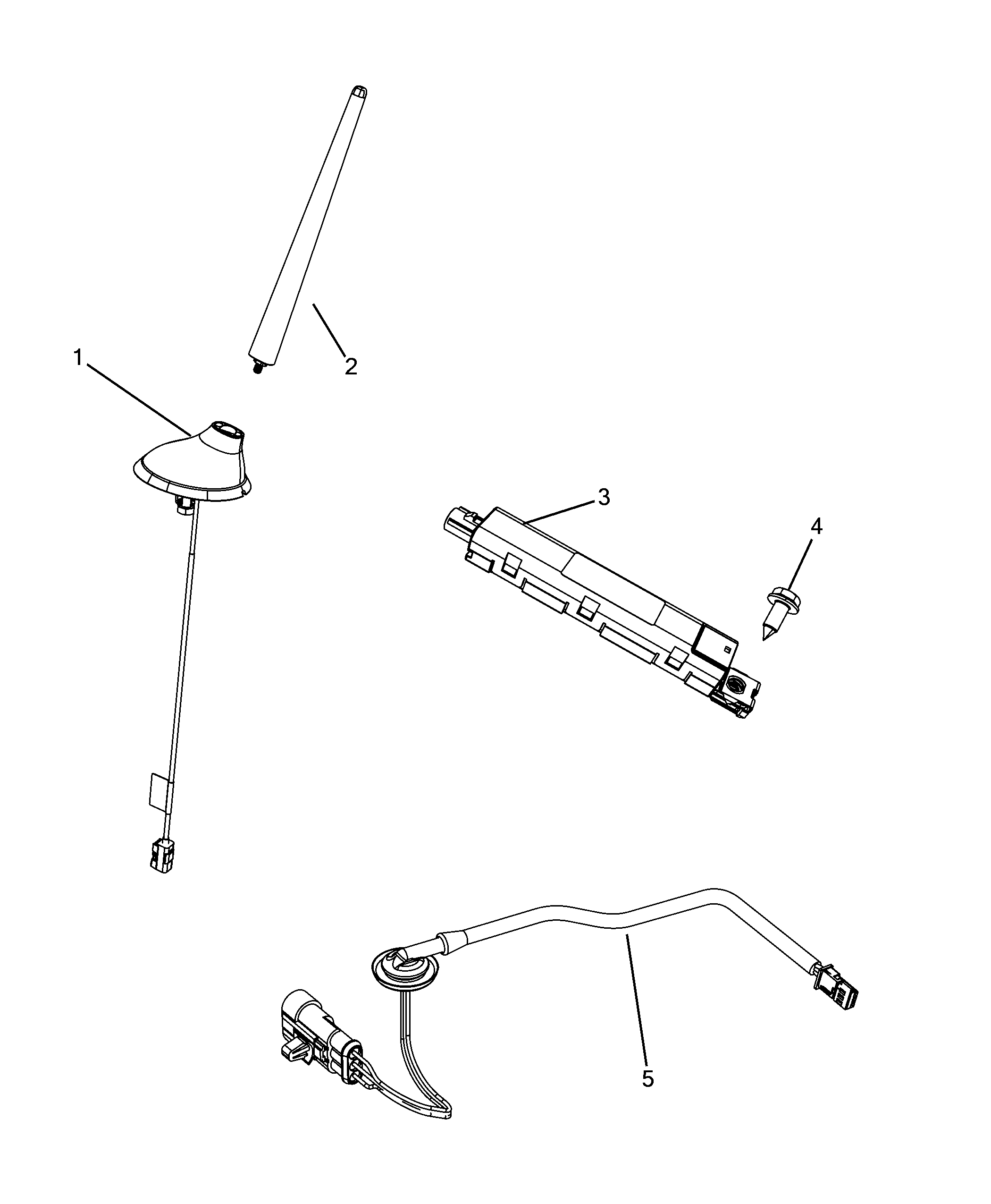 55521-030 AERIAL AND WIRING