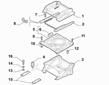 70605-020 DRIVER SIDE FRONT SEAT RAILS