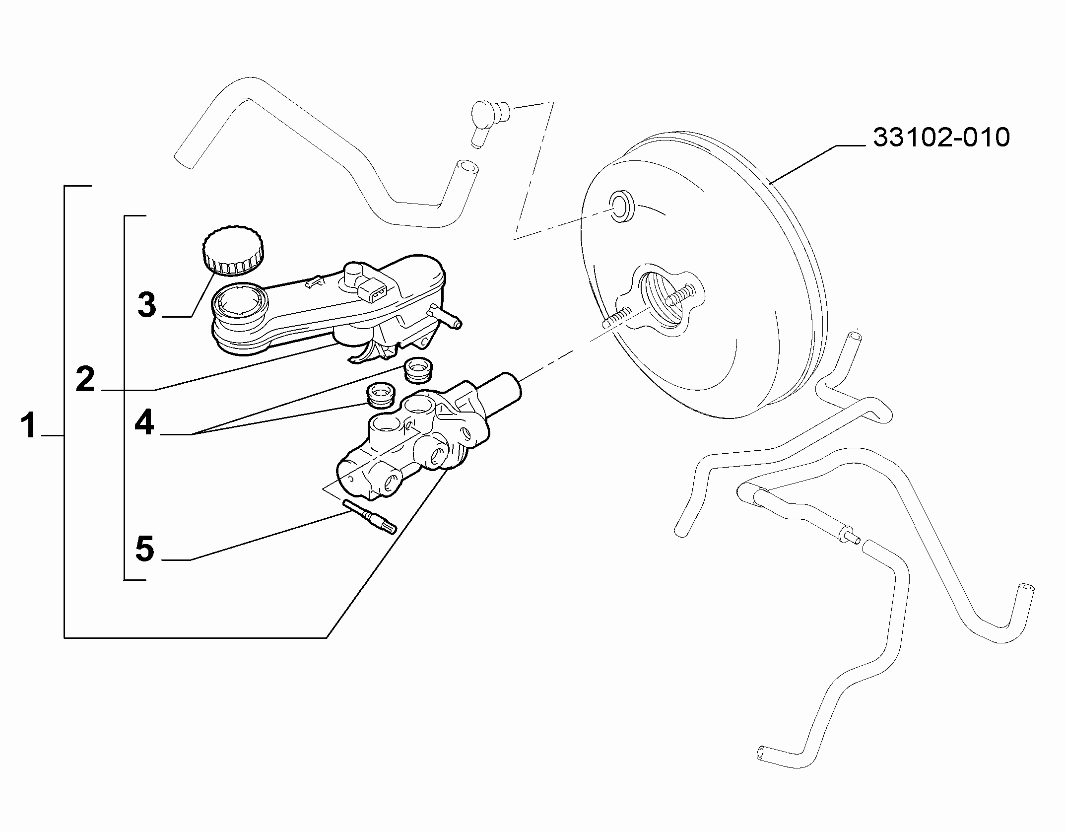 33102-020 BRAKE RESERVOIR