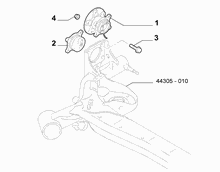 44321-010 REAR FUSE AND HUB