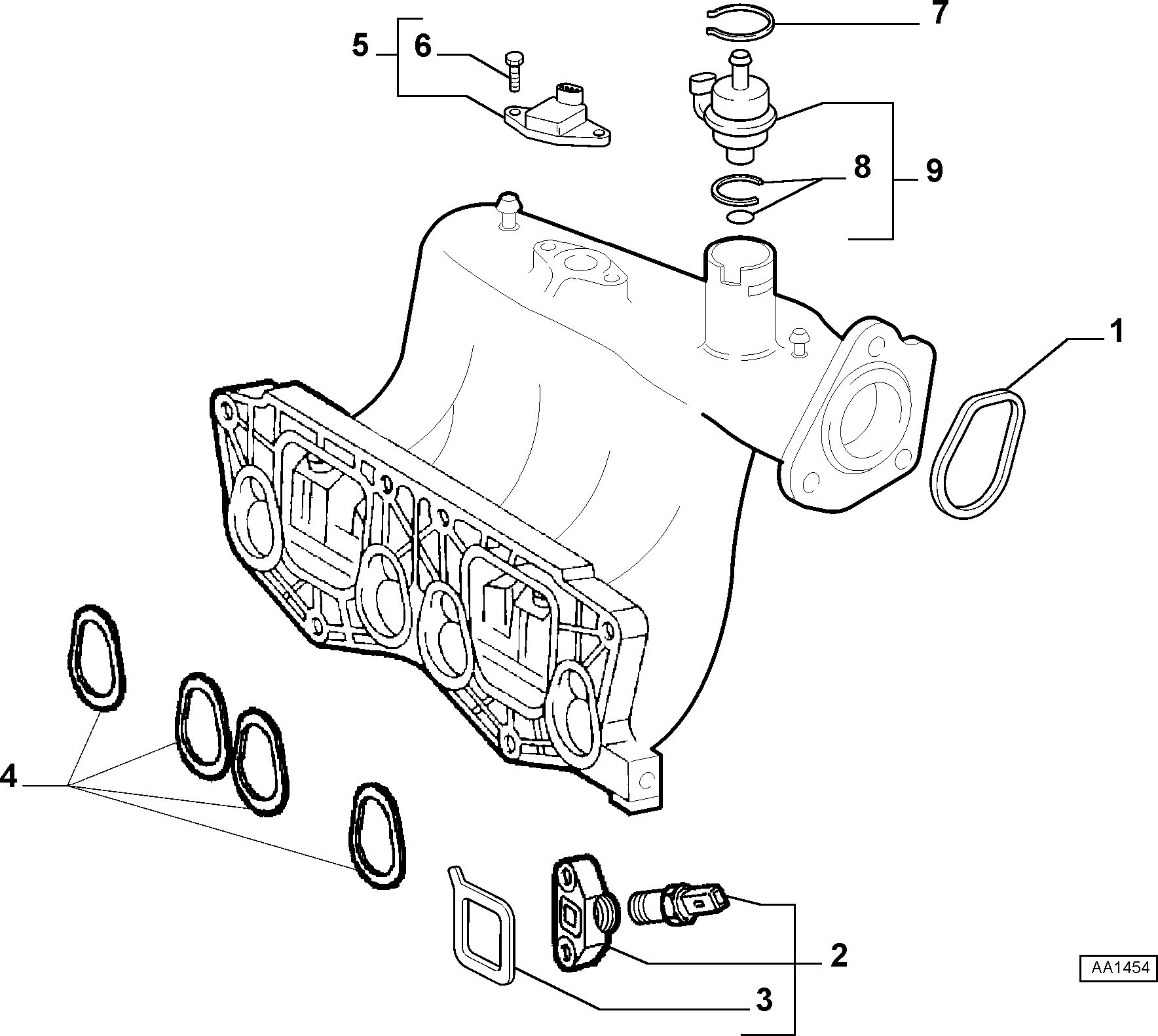 55194154 AIR DUCT SYSTEM