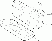 70615/00 REAR SEAT LINING