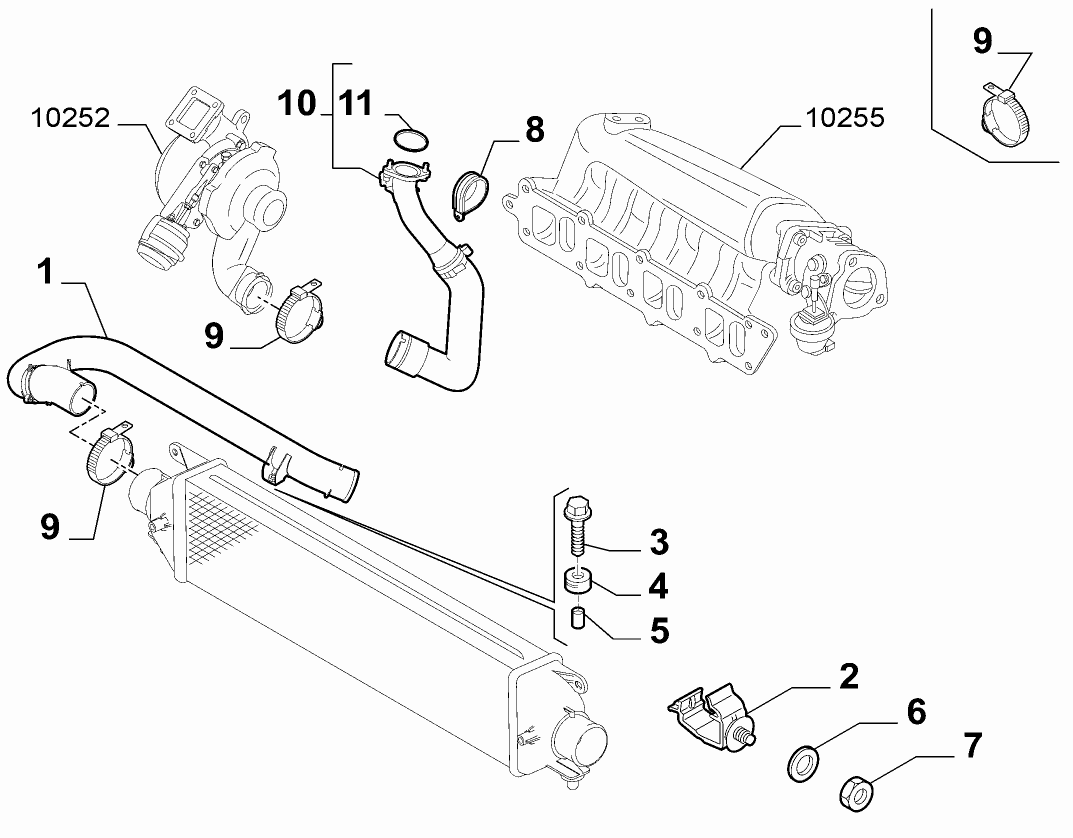 10247-030 TURBINE COOLER PIPING