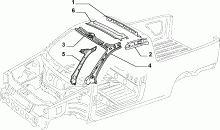 70003/10 КУЗОВ, РАМЫ (ЦЕНТРАЛЬНАЯ ЧАСТЬ)
