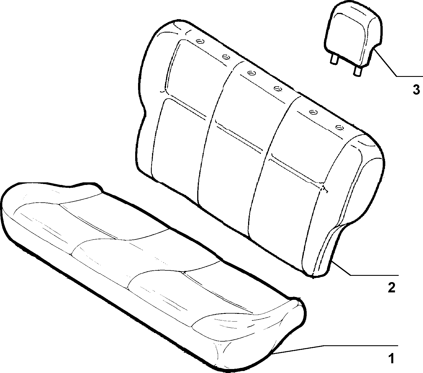 70615/03 REAR SEAT LINING