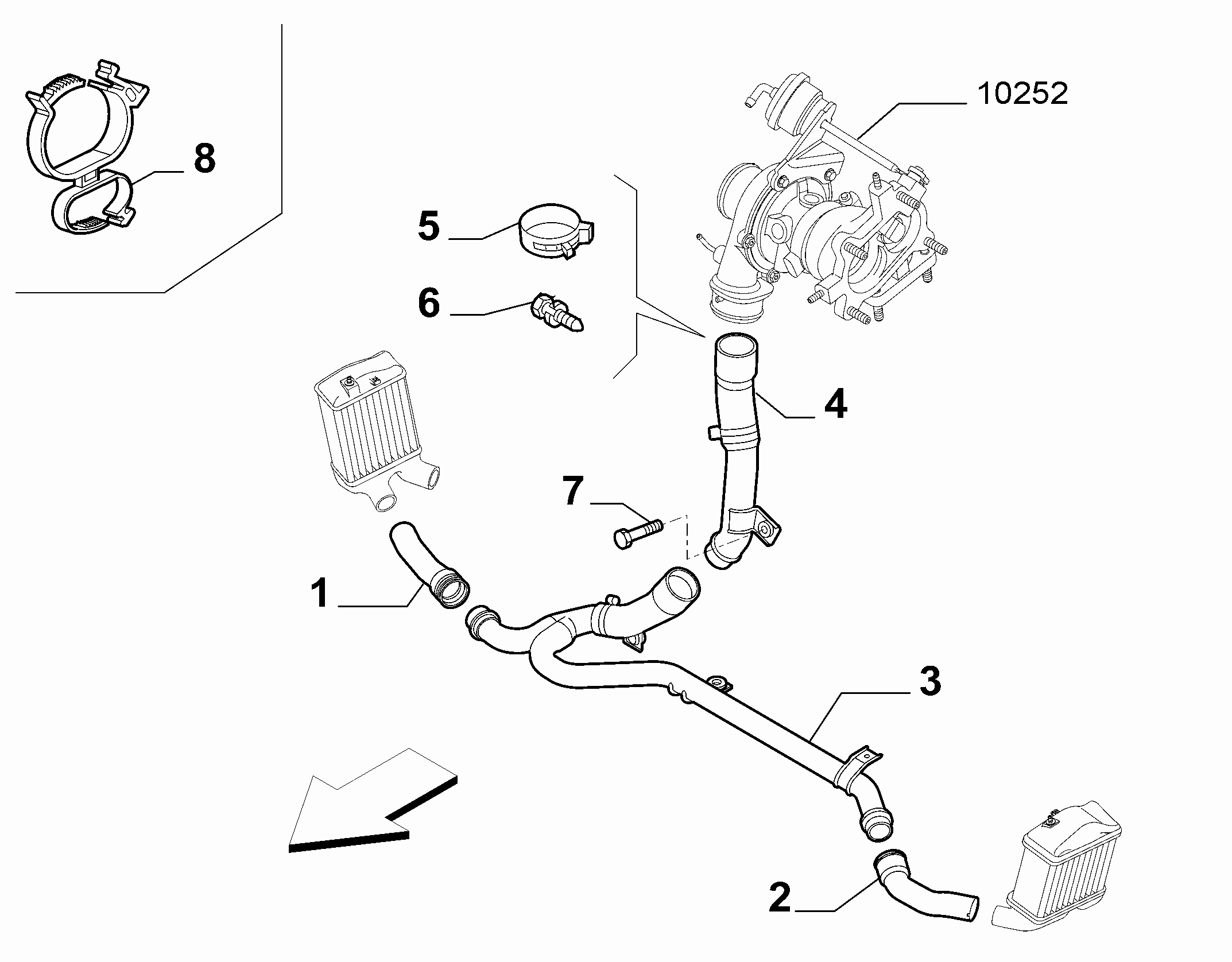 10247-030 TURBINE COOLER PIPING