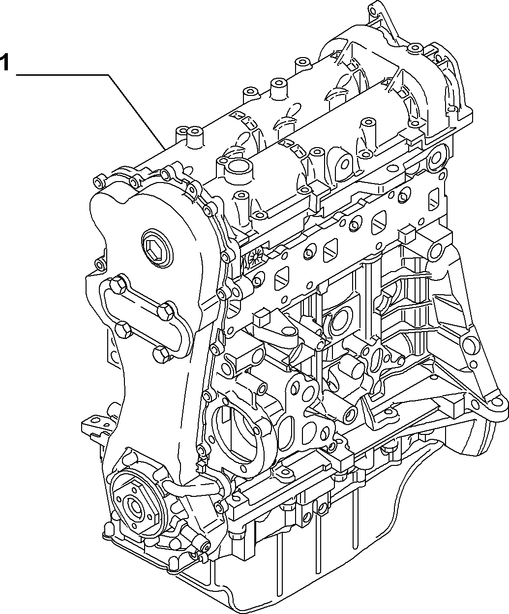 10000-010 SEMI-COMPLETE ENGINE
