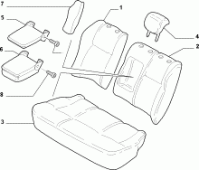 70615/00 REAR SEAT LINING
