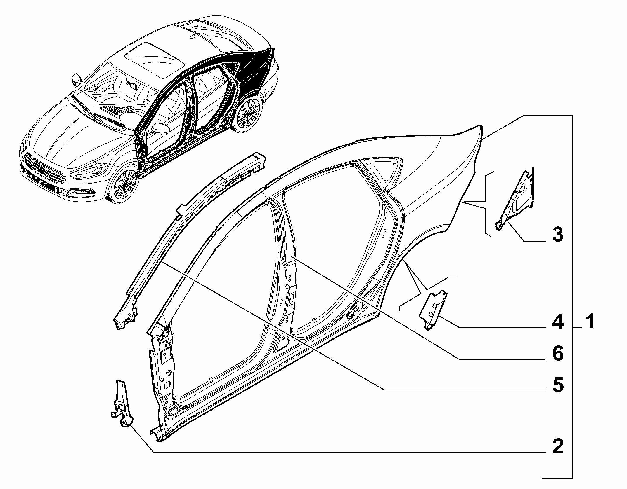 70019-010 EXTERNAL SIDE FRAME