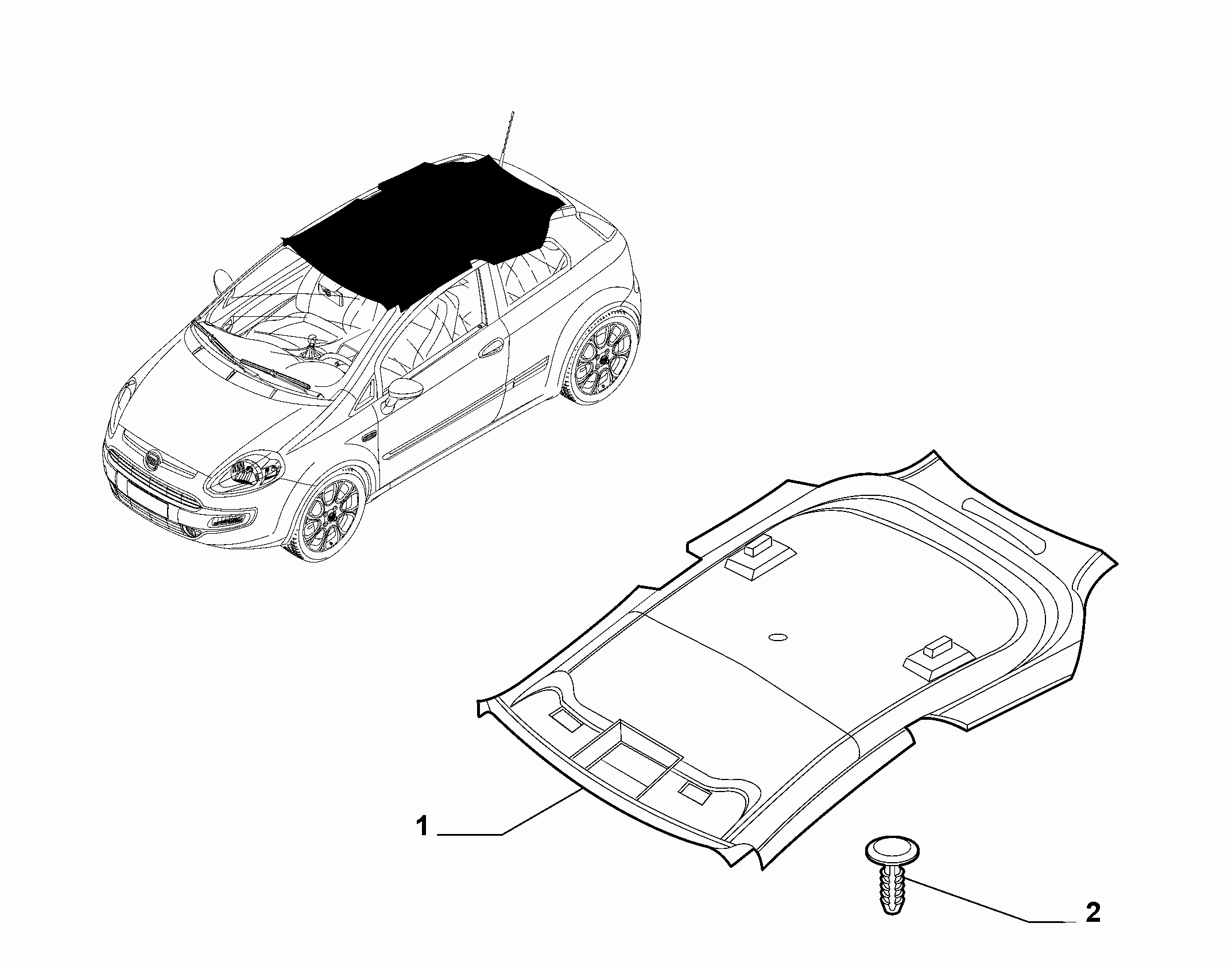 70523-010 INTERNAL ROOF LINING